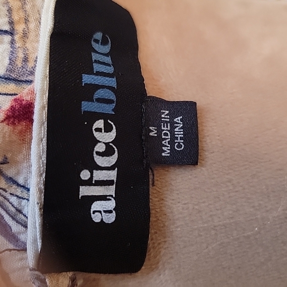 Alice Blue Ruffled Sleeveless Blouse Size M - Picture 6 of 6